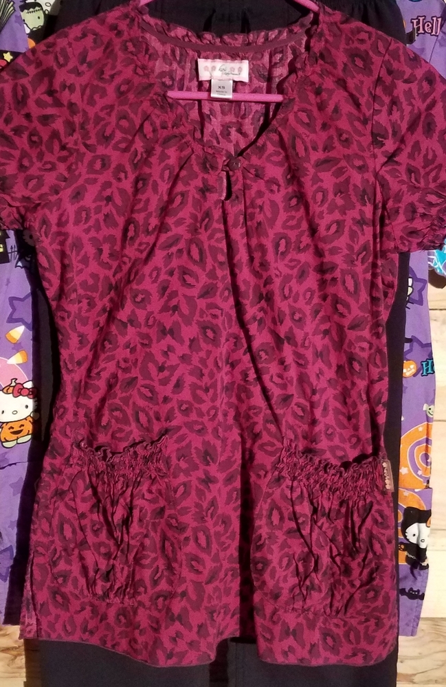 Koi scrub top for women